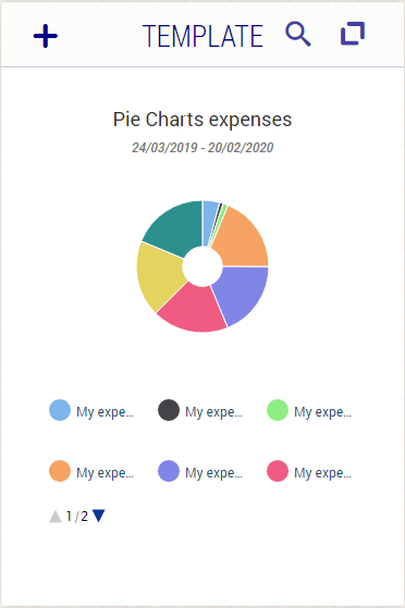 template pie chart screenshot